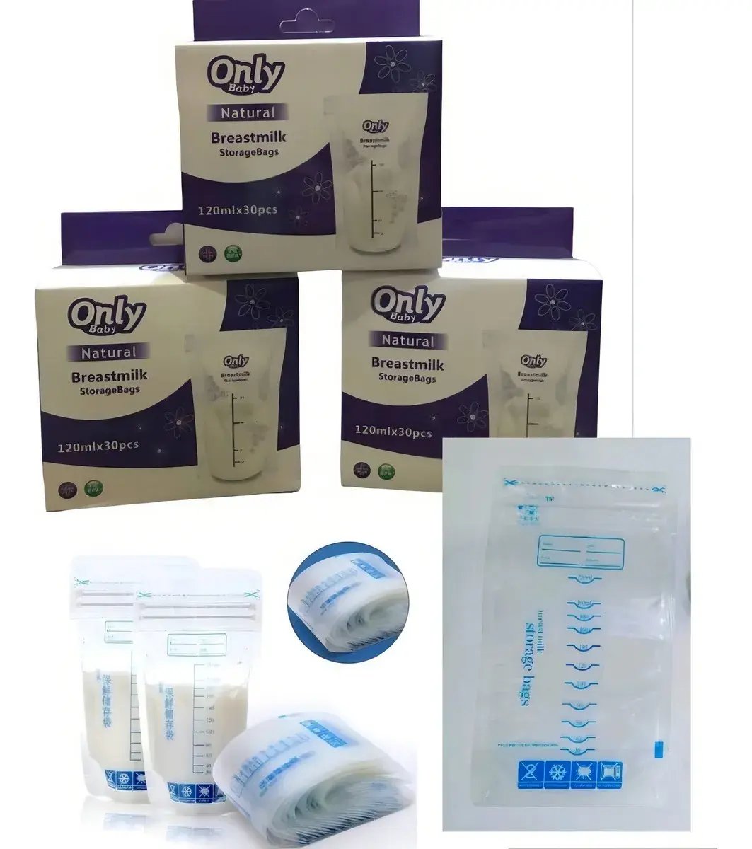Bolsas Recolectoras para Leche Materna Only Baby 120 mL – Pack x30 Unidades