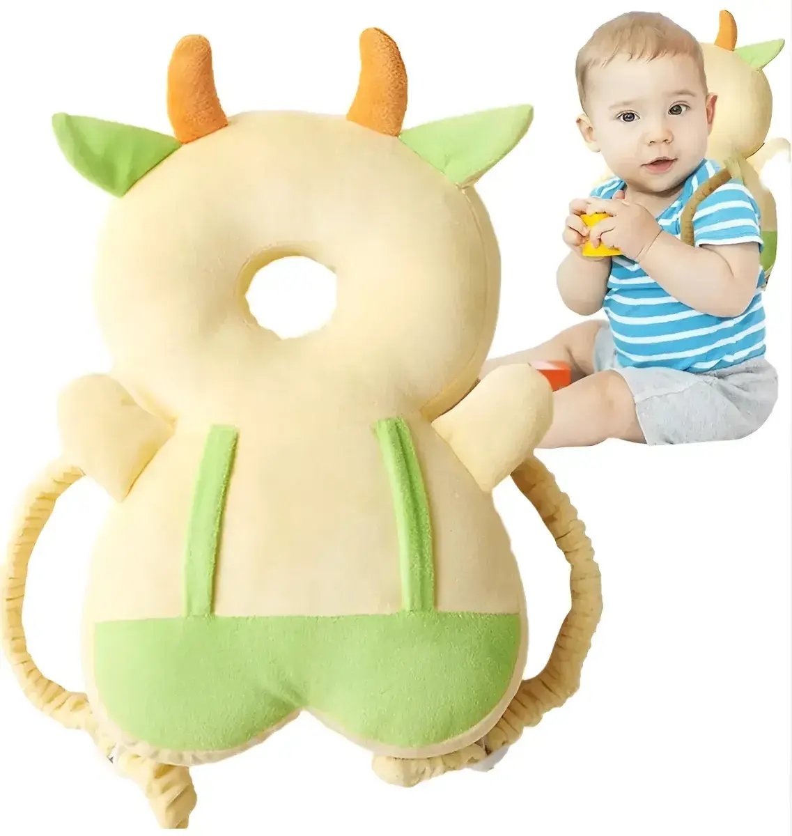 Almohada Cojín Protector Para La Cabeza Y Espalda Para Bebes