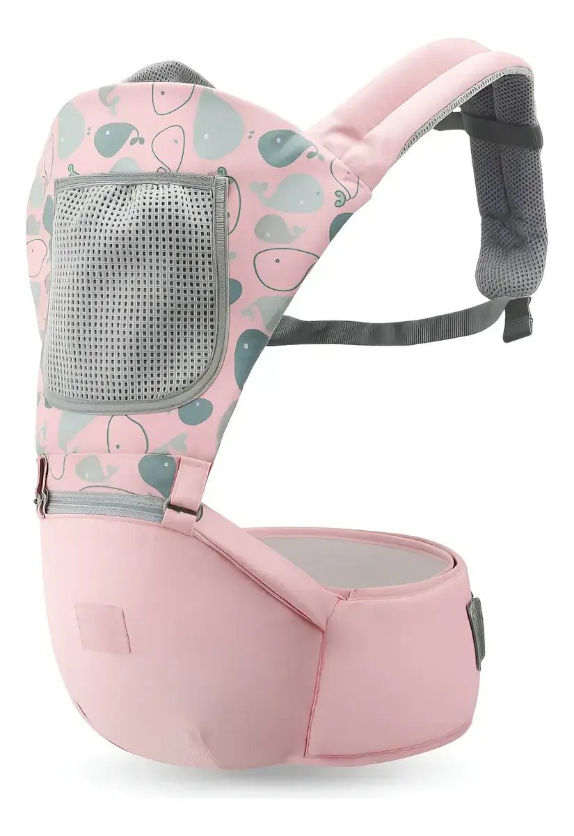 Cargador Porta Bebé Canguro Con Silla Ergonómico 4 En 1